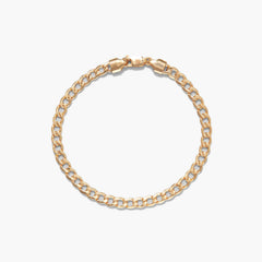 Flat Curb Chain Bracelet-18k Gold Vermeil / 6.5 inches