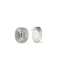 Stevie Ripple Studs-Sterling Silver