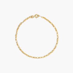 Anchor Chain Bracelet-14k Yellow Gold / 6 inches