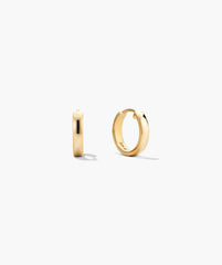 Bold Small Hoops-14k Yellow Gold