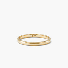 2mm Curve Band-Platinum / 4.5