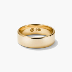 6mm Smooth Band-Platinum / 8.5