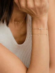 Ama Pearl Bracelet-10k Yellow Gold / Pearl / 7-8 inches