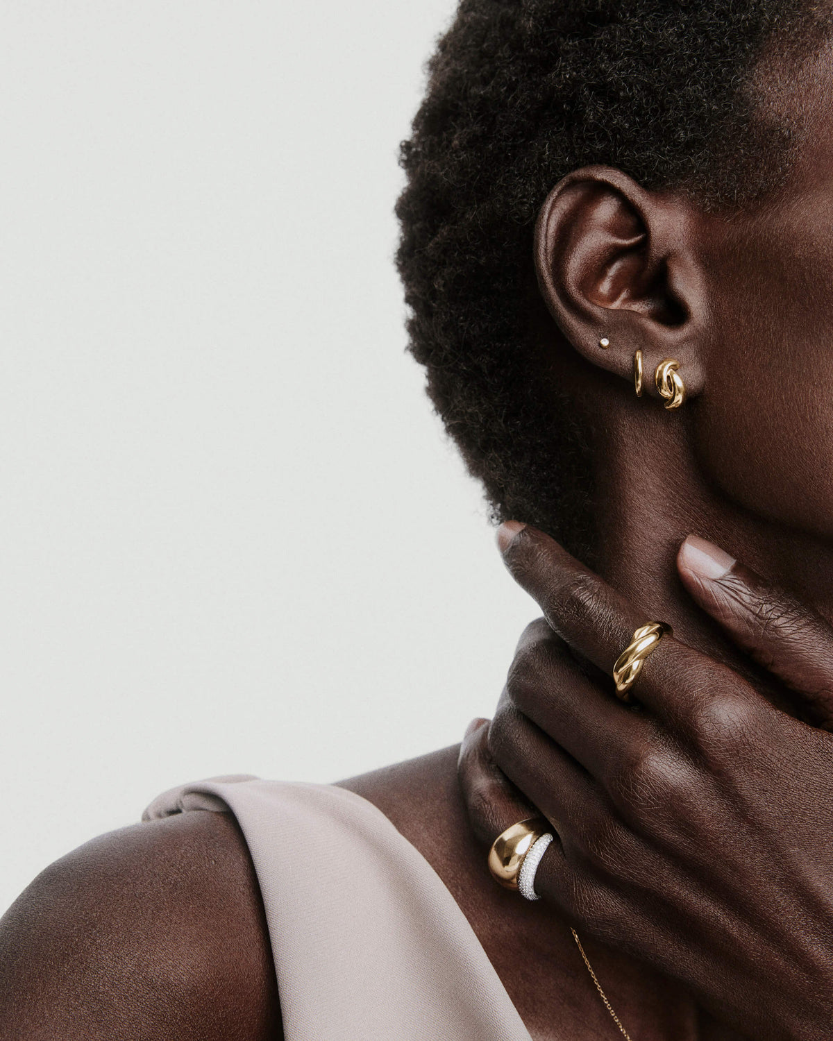 Brioche Ring-18k Gold Vermeil / 4