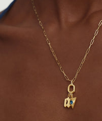 Oval Charm Enhancer-10k Yellow Gold