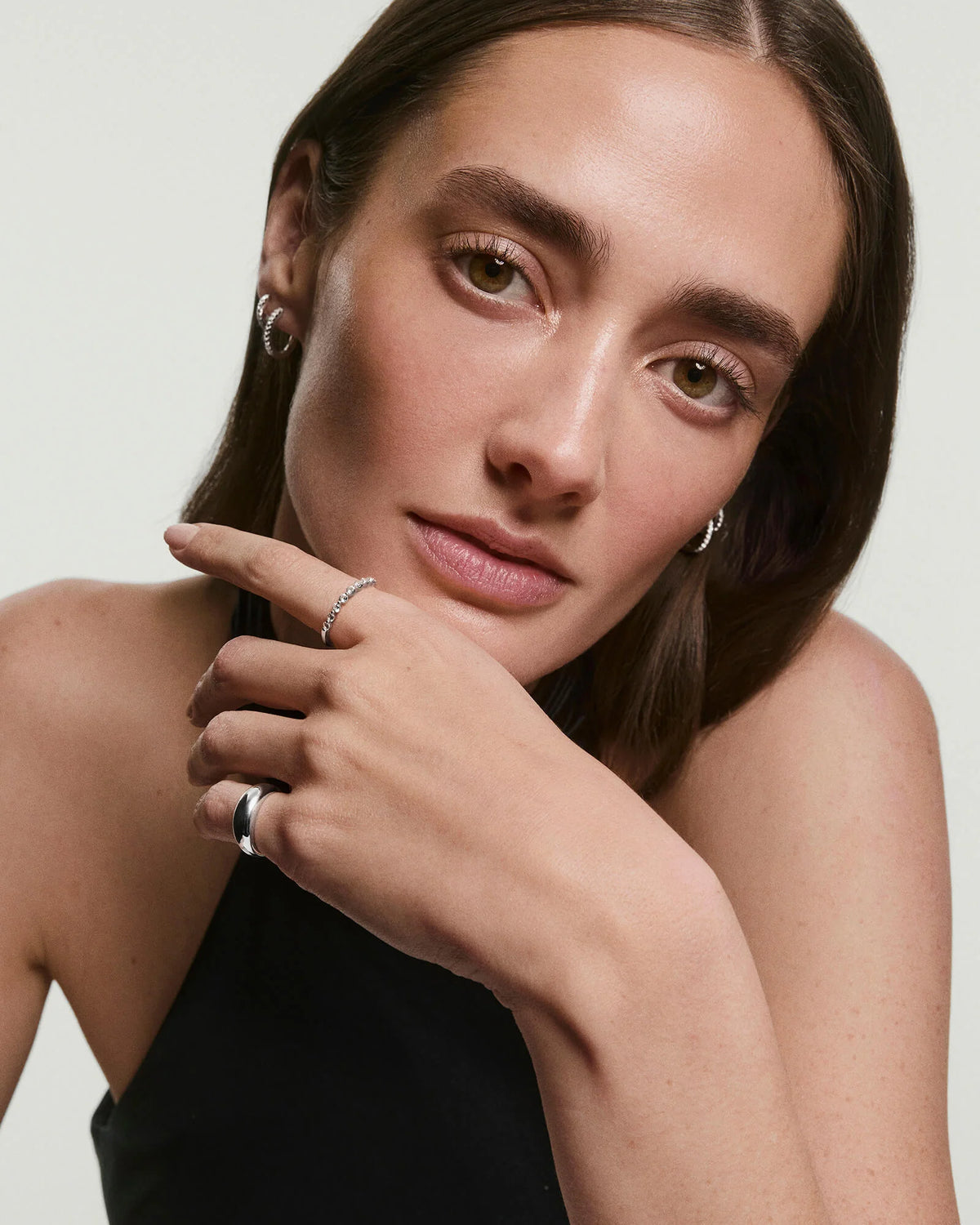 Lacey Lab Grown Sapphire Ring-Sterling Silver / Lab Grown Sapphire / 6