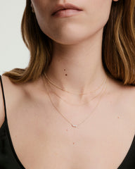 Celeste Lab Grown Diamond Cluster Necklace-14k Yellow Gold / Lab Grown Diamond / 16-18 inches