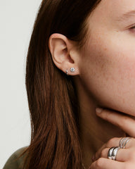 Lab Grown Diamond Round Studs 1 TCW-14k Yellow Gold / Lab Grown Diamond / 1