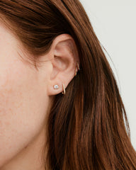 Large Diamond Studs-14k Yellow Gold / Natural Diamond
