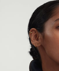 Single Bar Stud-10k Yellow Gold