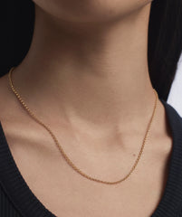 Baby Rolo Chain-14k Yellow Gold / 20-22 inches