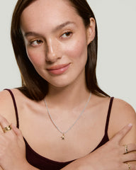 Star Crossed Charm-10k Yellow Gold / Natural Diamond