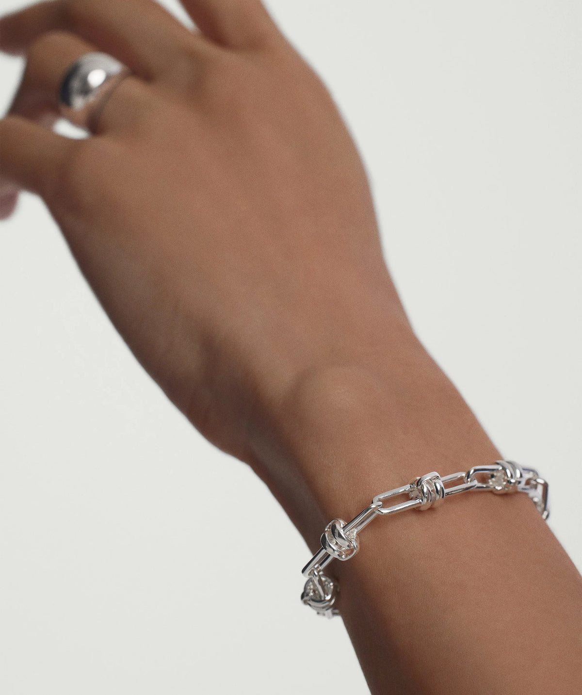 Base Chain Convertible Bracelet-Sterling Silver / 6.5-7.5 inches