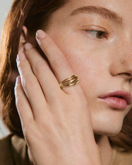 Bold Open DÃ´me Ring-18k Gold Vermeil / 10