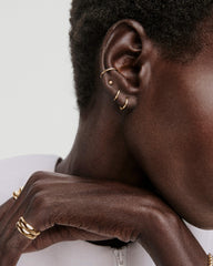 Sphere Studs-10k Yellow Gold