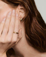 Open DÃ´me Ring-14k Yellow Salmon Gold / 9