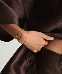 Serpentine Chain Bracelet-14k Yellow Gold / 6 inches