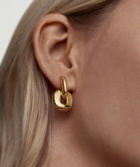 Stevie Hoops-18k Gold Vermeil / 18k Gold Vermeil