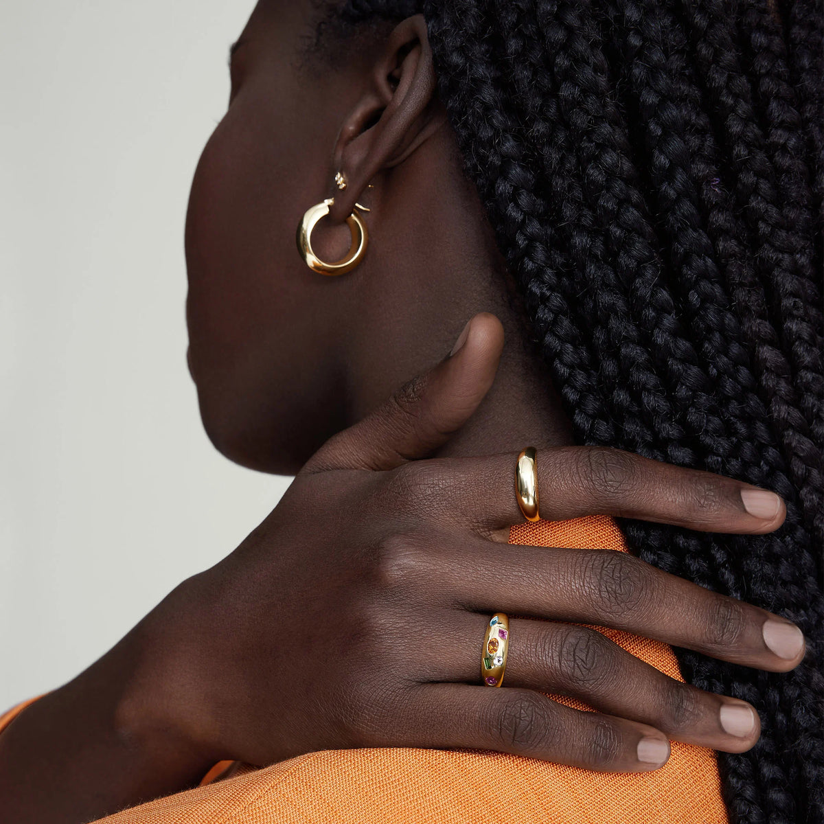 Toronto Mosaic DÃ´me Ring-14k Yellow Gold / Multi-Gemstone / 5