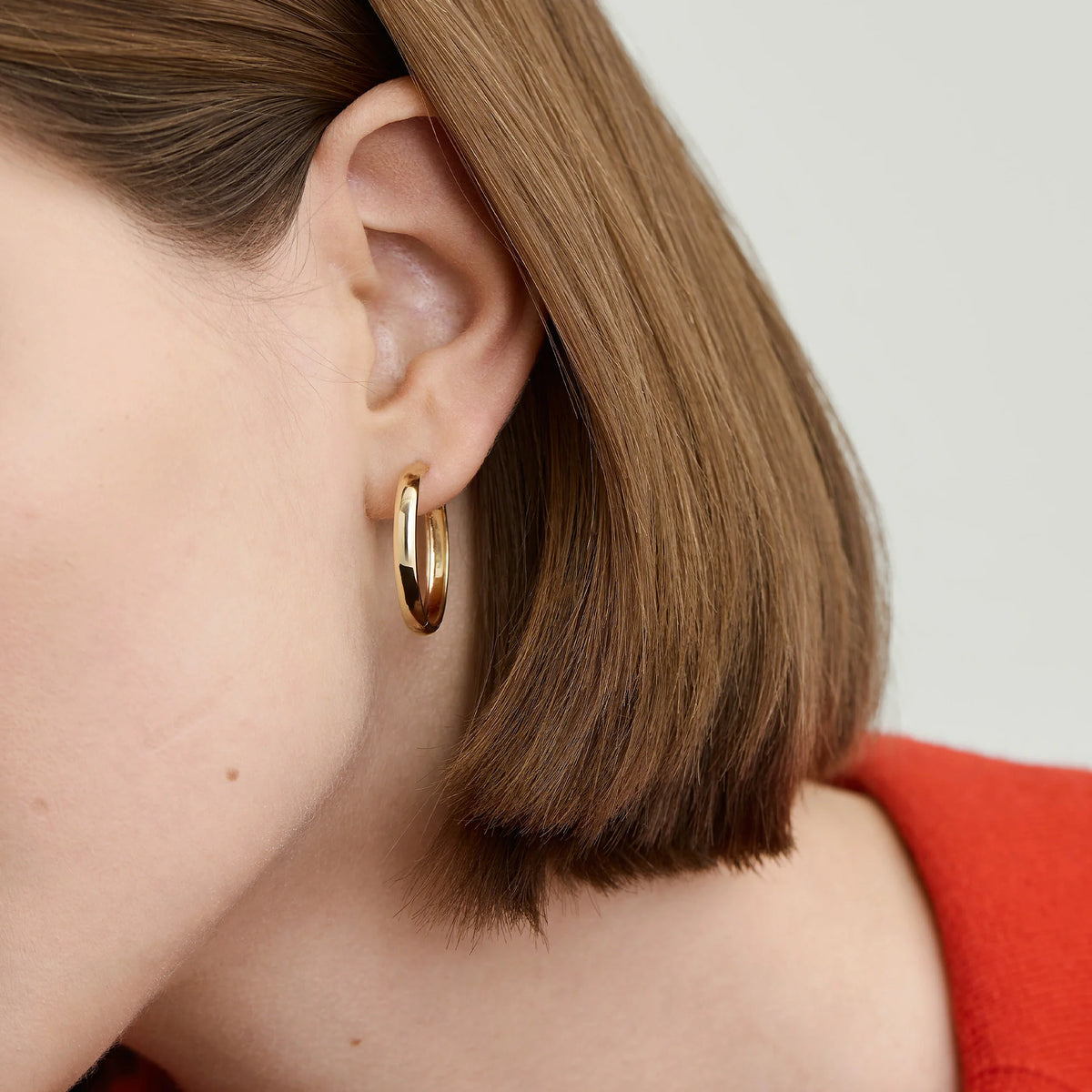 Bold Large Hoops-14k Yellow Gold