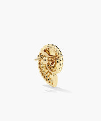 Ammonite Oversized Studs-18k Gold Vermeil