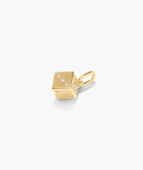 Bet On It Charm-18k Gold Vermeil / Lab Grown Sapphire