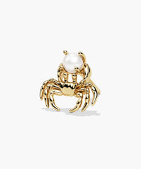 In a Pinch Pearl Studs-18k Gold Vermeil / Pearl