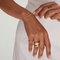 Engravable Bar Bracelet-10k Yellow Gold / 6-7 inches