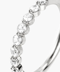 Lacey Lab Grown Sapphire Ring-Sterling Silver / Lab Grown Sapphire / 6