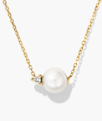 Amelie Necklace-14k Yellow Gold / Pearl / 16-18 inches