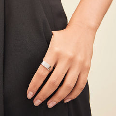 Daily Stacker Ring-Sterling Silver / 5
