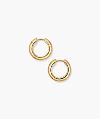 Plush Small Hoops-14k Yellow Gold