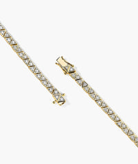 Patra Diamond Tennis Bracelet-14k Yellow Gold / Natural Diamond / 7 inches