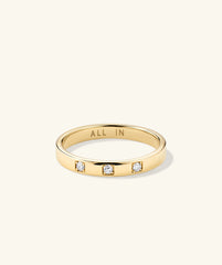Diamonds Band-14k Yellow Gold / Natural Diamond / 4