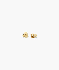 Two of Hearts Studs-18k Gold Vermeil / Lab Grown White Sapphire