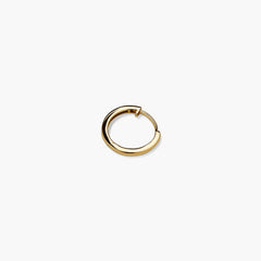 Single Easy Huggie Hoop-10k Yellow Gold