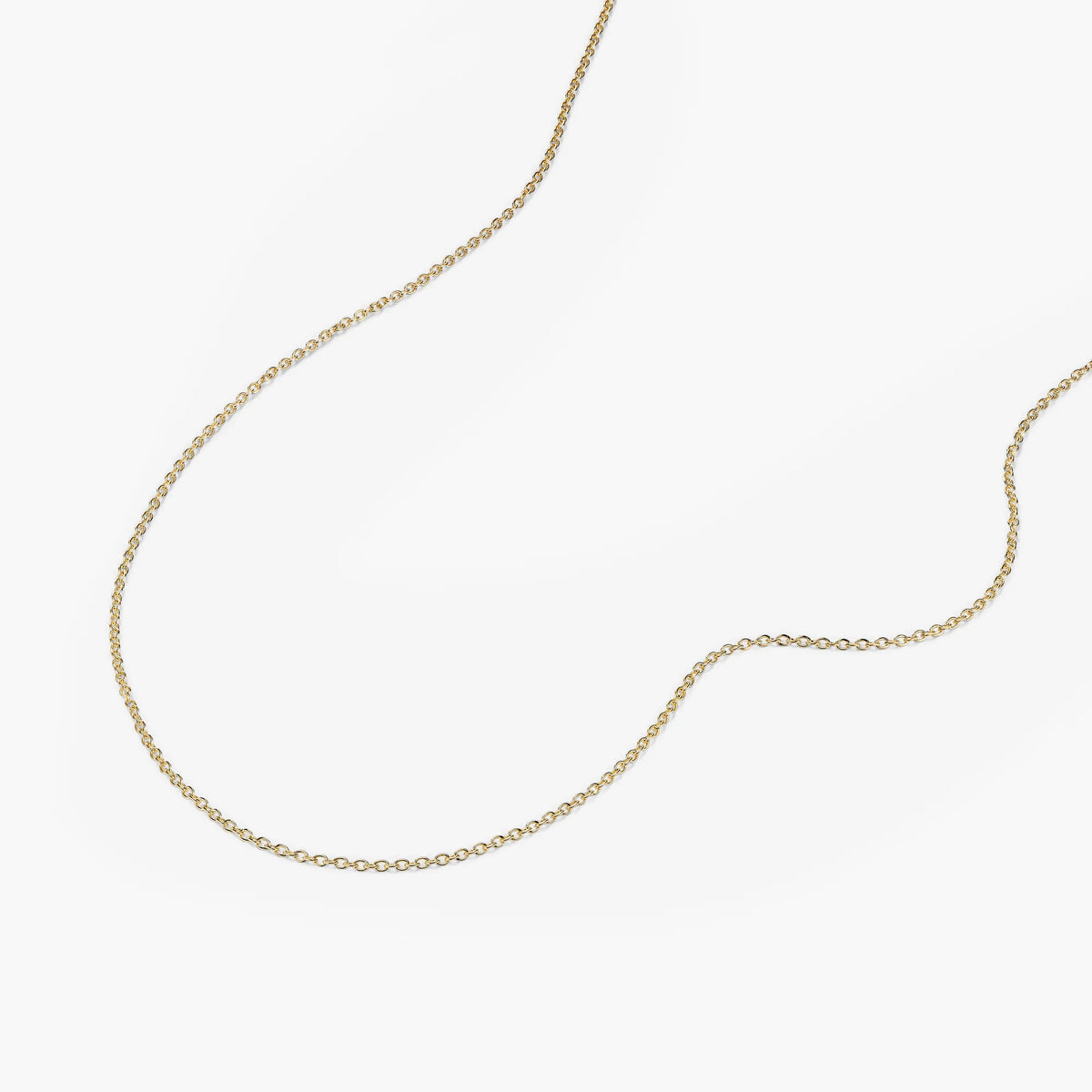 Cable Chain Necklace-14k Yellow Gold / 20 inches