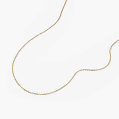 Cable Chain Necklace-14k Yellow Gold / 20 inches