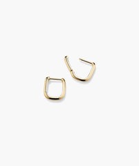 Huggie U Hoops-10k Yellow Gold