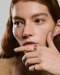 Bold Open DÃ´me Ring-18k Gold Vermeil / 10
