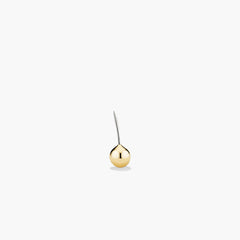Piercing Studio - Mini Sphere Flat Back Stud-14k Yellow Gold