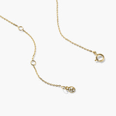 Letter Necklace-Sterling Silver / Q / 14-16 inches