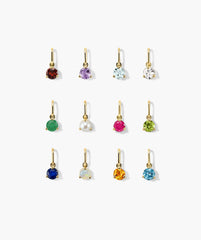 Birthstone Charm-10k Yellow Gold / Blue Sapphire