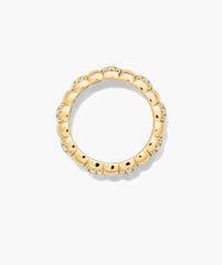 PavÃ© Diamond Soft Charlotte Ring-14k Yellow Gold / Natural Diamond / 9
