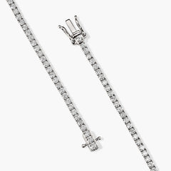 Lab Grown Diamond Tennis Bracelet 1.8mm-14k White Gold / Lab Grown Diamond / 7.5 inches