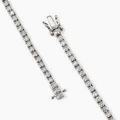 Lab Grown Diamond Tennis Bracelet 2.5mm-14k White Gold / Lab Grown Diamond / 7.5 inches