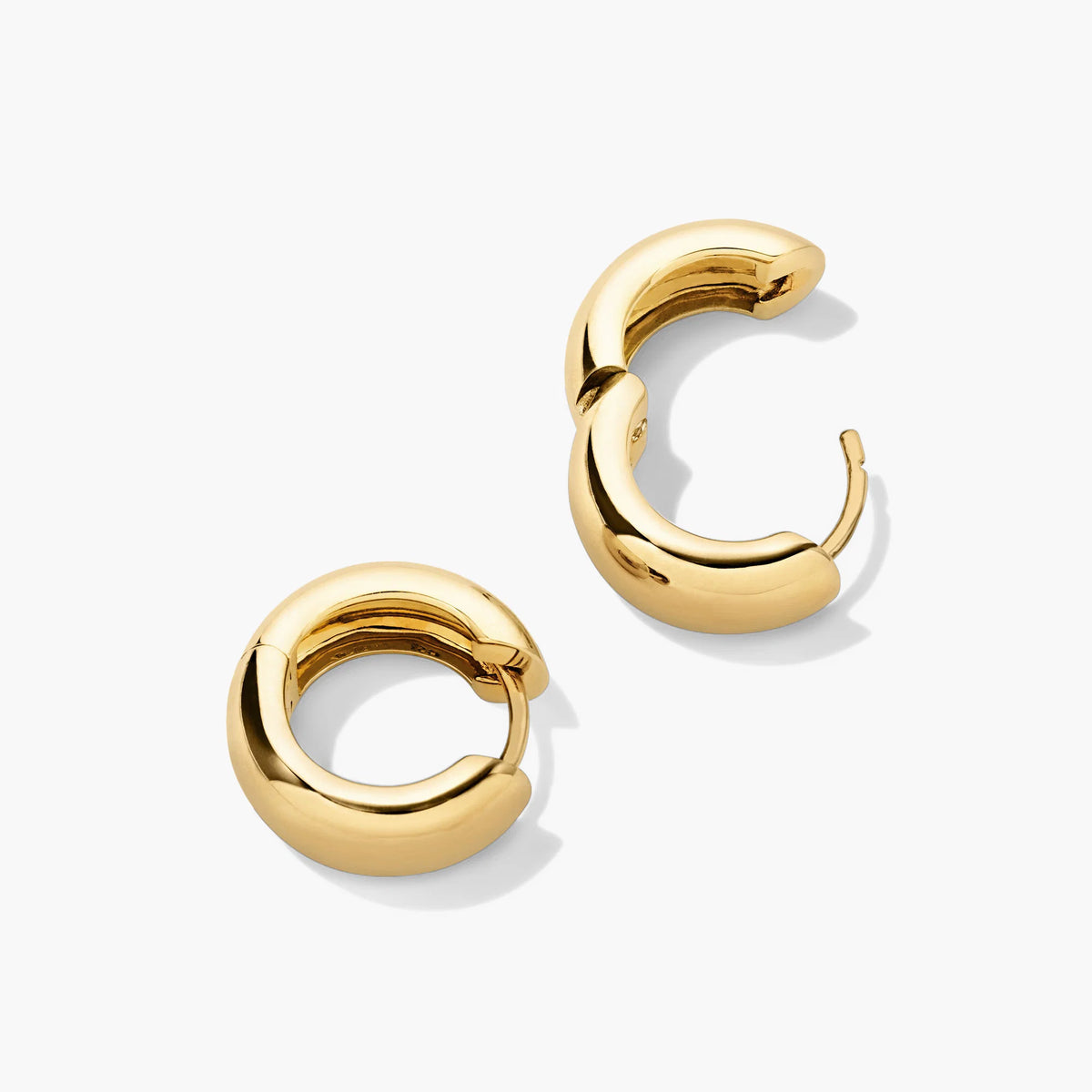 Chunky Medium Hoops-18k Gold Vermeil