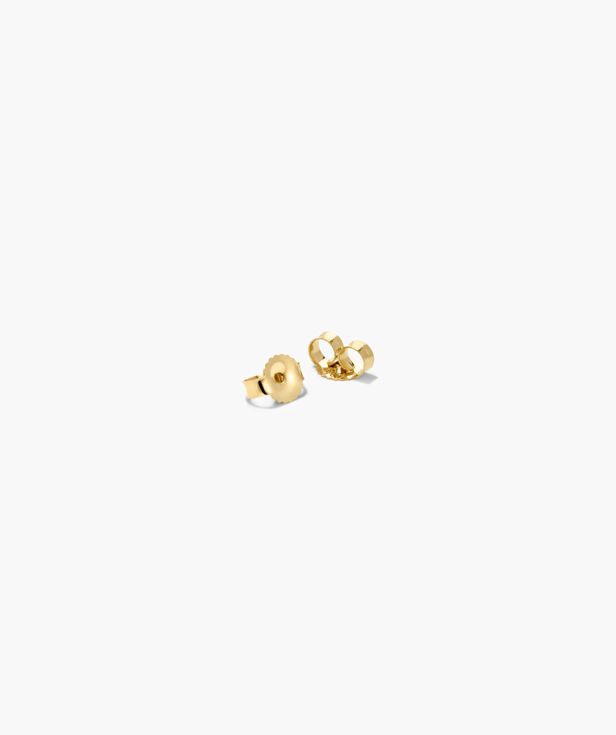 Single Lab Grown Diamond Petal Stud-14k Yellow Gold / Lab Grown Diamond