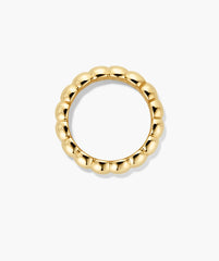 Puffy Charlotte Stacker Ring-18k Gold Vermeil / 10