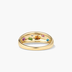 Toronto Mosaic DÃ´me Ring-14k Yellow Gold / Multi-Gemstone / 5